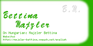 bettina majzler business card